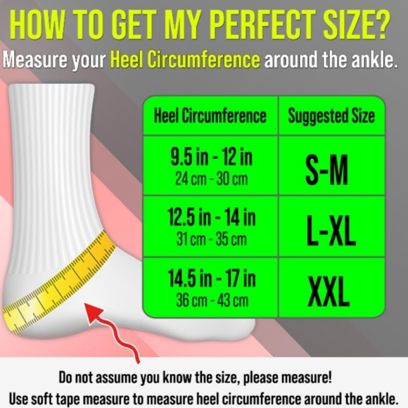 NWT Blitzu Premium Graduated Foot Compression Sleeves XXL Unisex White - Picture 4 of 9